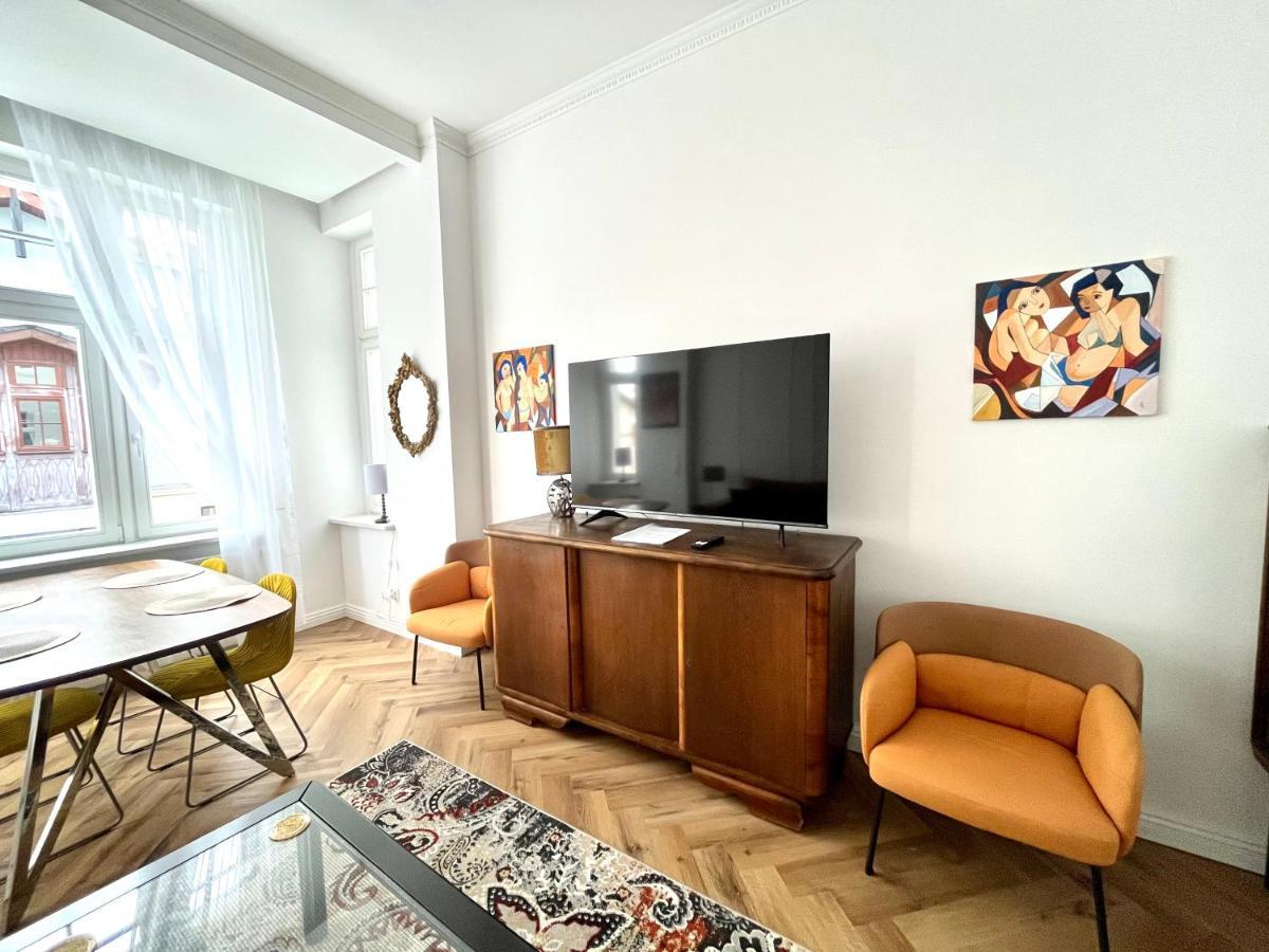 Agapella Apartamenty- Apartament Fiszera 500M From The Beach, Free Parking Sopot Luaran gambar