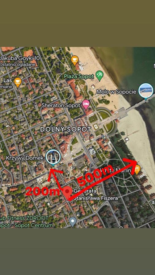 Agapella Apartamenty- Apartament Fiszera 500M From The Beach, Free Parking Sopot Luaran gambar